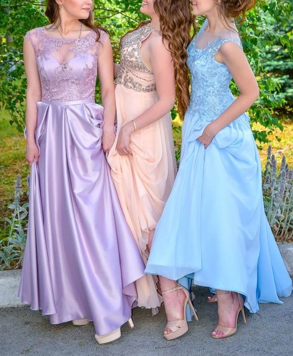 Платье, р. S (42-46) выпускное торжественное длинное хамелеон