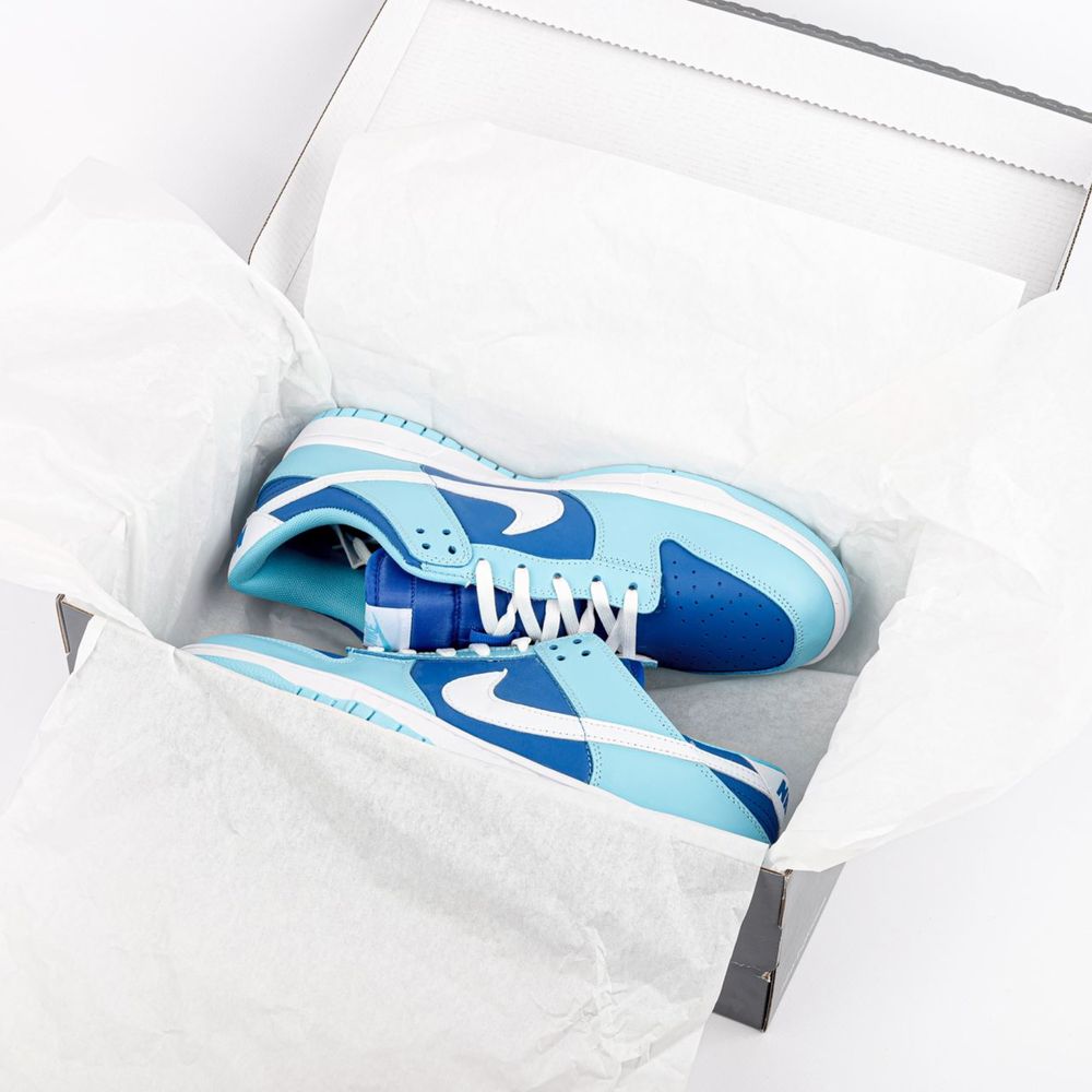 Кросівки Чоловічі Nike SB Dunk Low  Blue White Navy 36-45 Lux