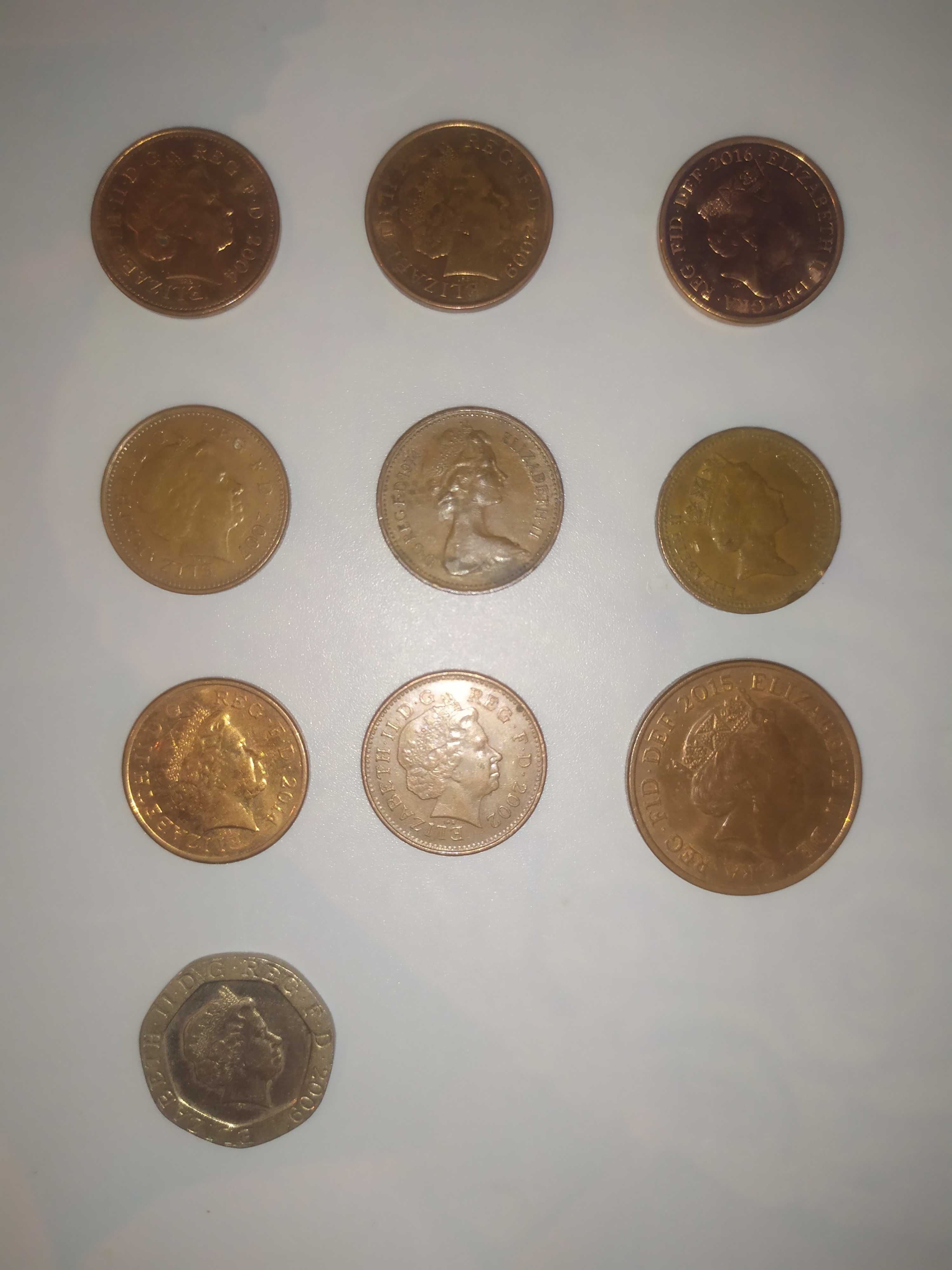 Монета Великобритании Пенни Penny Pence