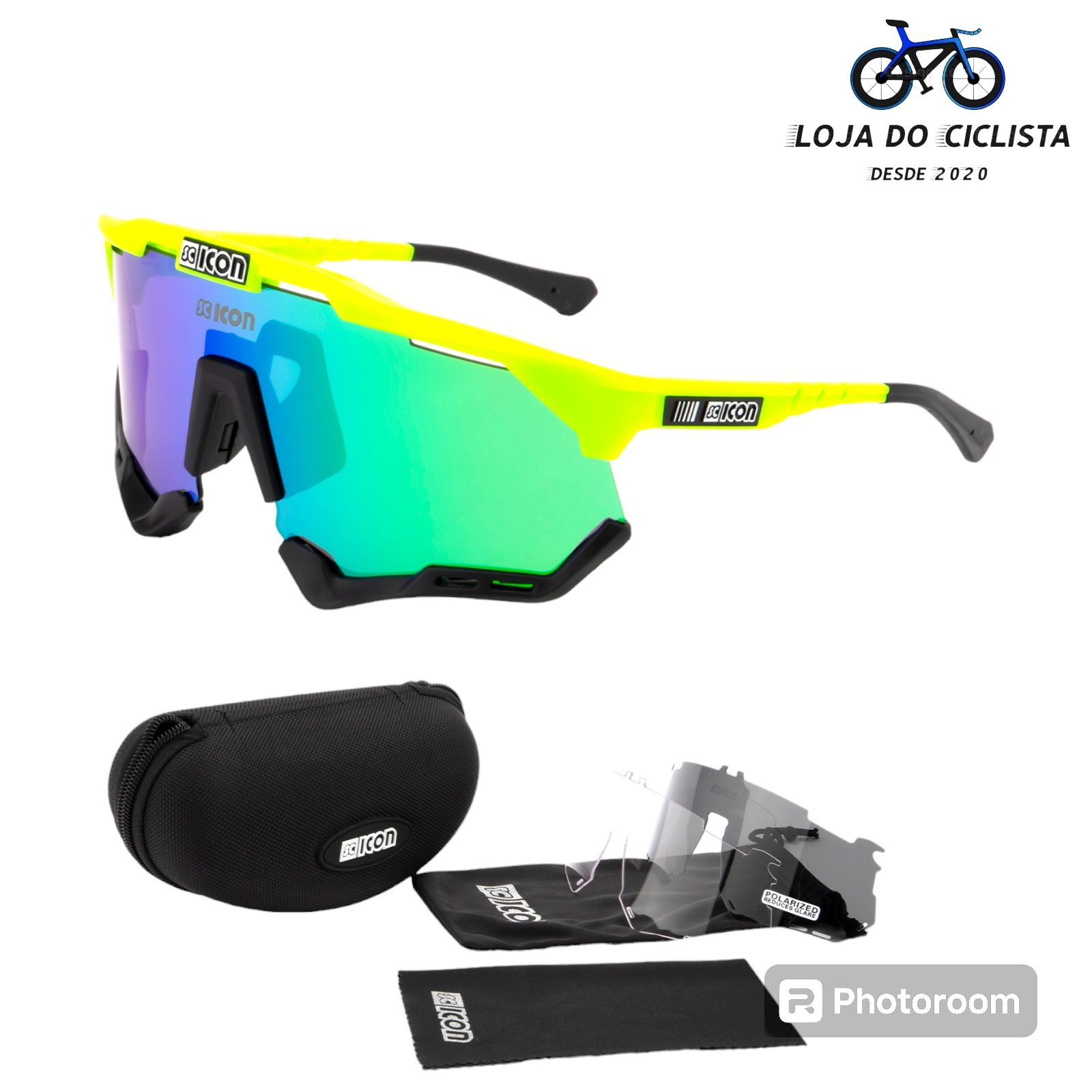 Oculos Ciclismo multilente