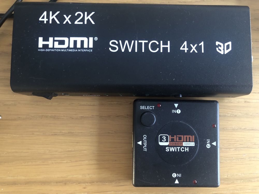 HDMI Switch com audio split