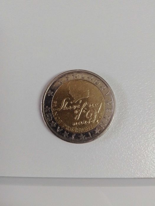 Moedas raras de dois euros