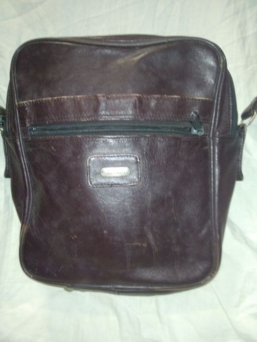 Сумка кожа муж плечо