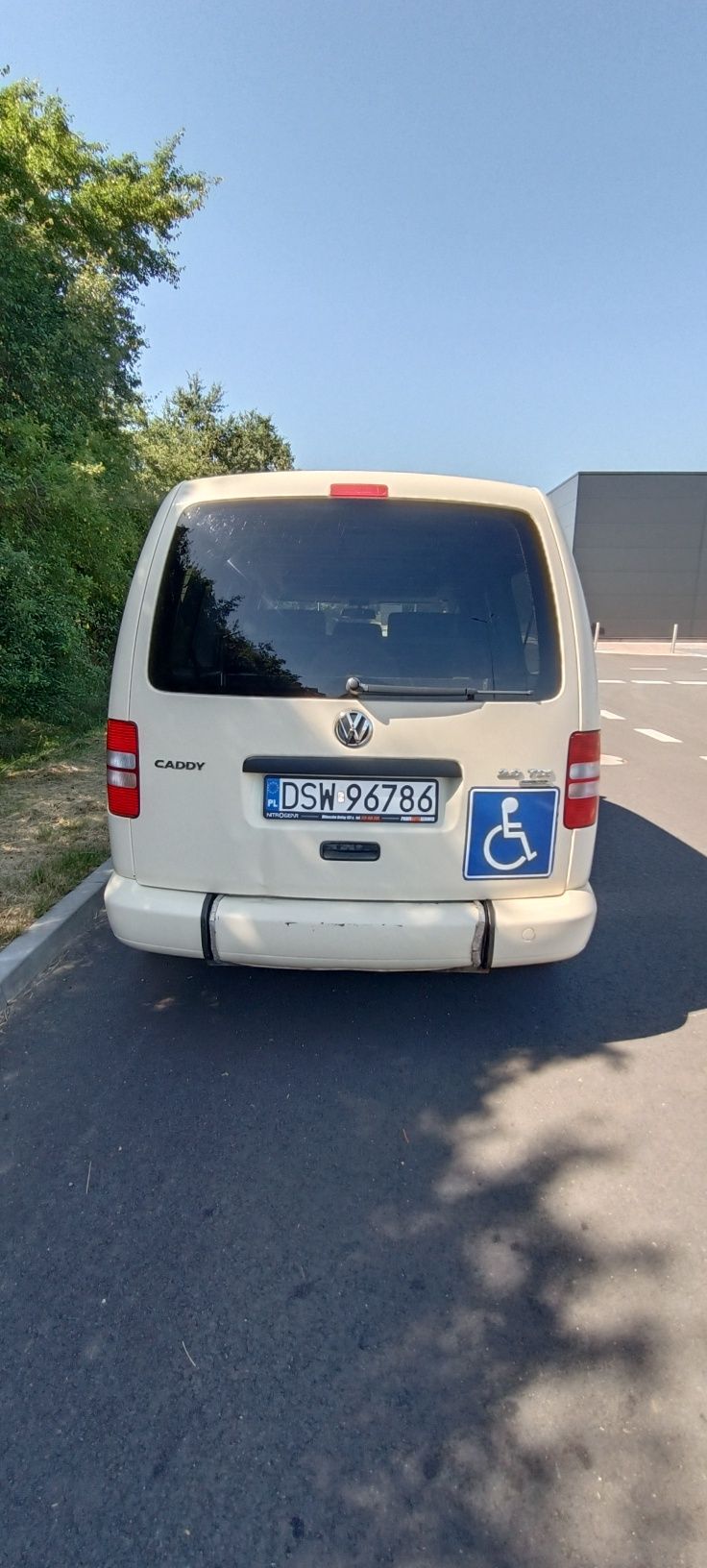 VW caddy Maxi do przewozu osób niepełnosprawnych