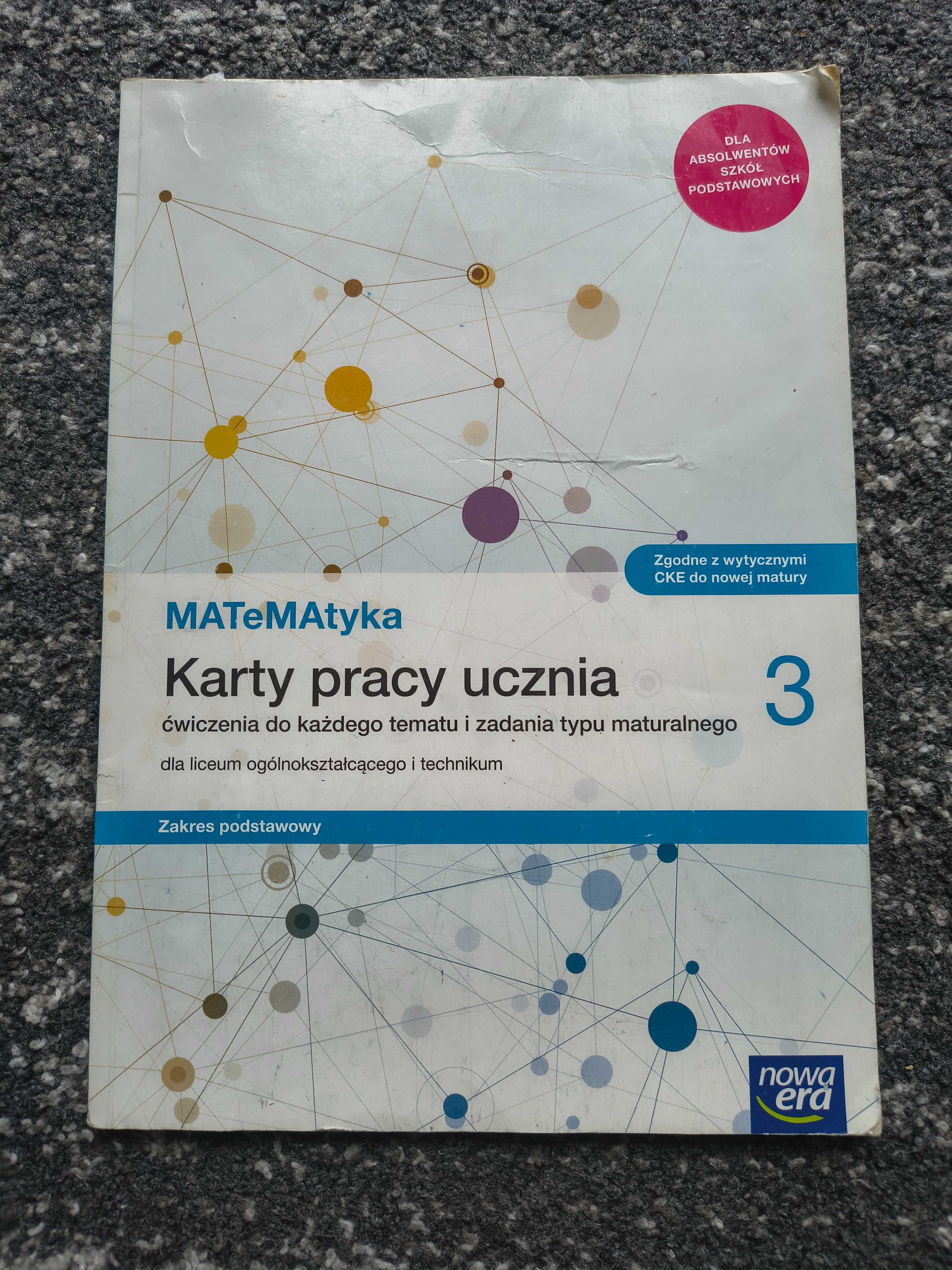Karty pracy ucznia MATeMAtyka 3
