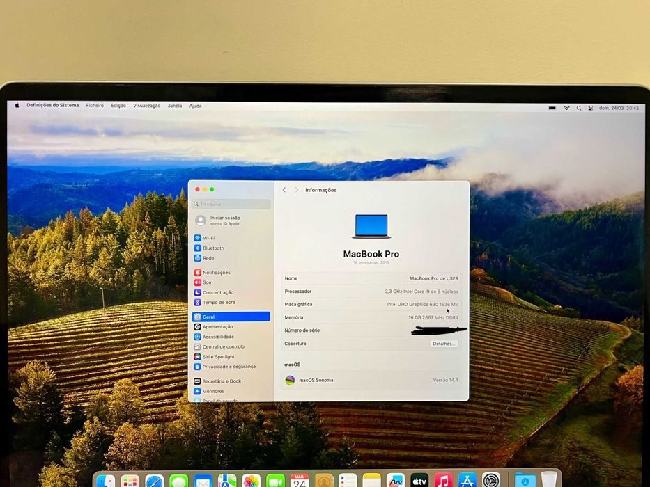 Apple MacBook Pro 16'' 2019 - Intel I9 / AMD 5500M / 1TB SSD