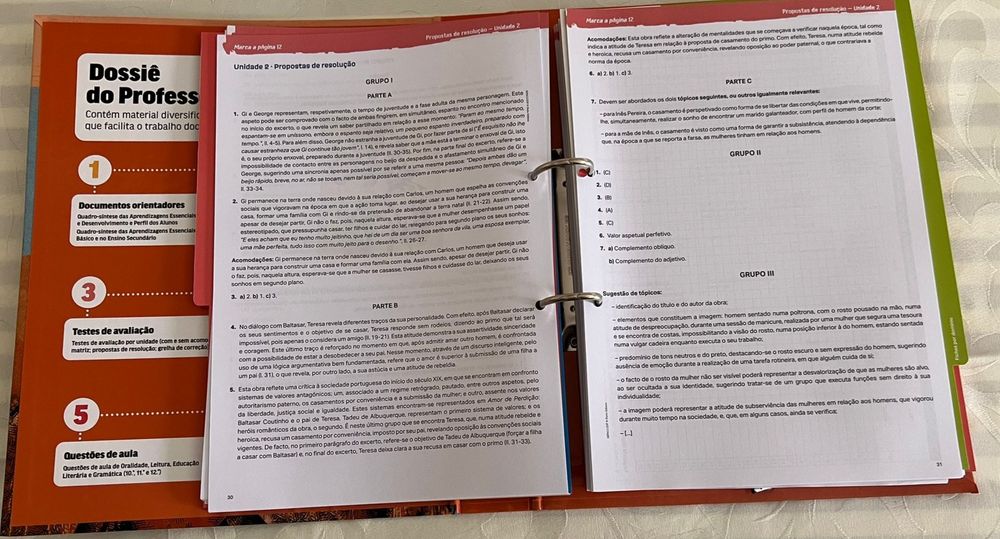 Dossiê Pedagógico de Professor - Marca a Página - 12⁰Ano [NOVO]
