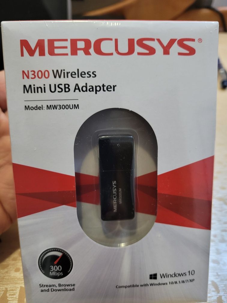 міні юсб адаптер меркусіс Mercusys N300 mini USB  adapter