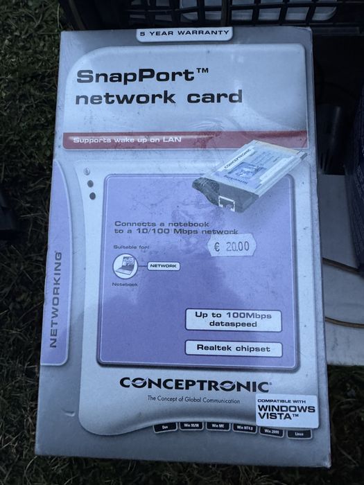 Karta sieciowa Gigabit PCMCIA Notebook Conceptronic