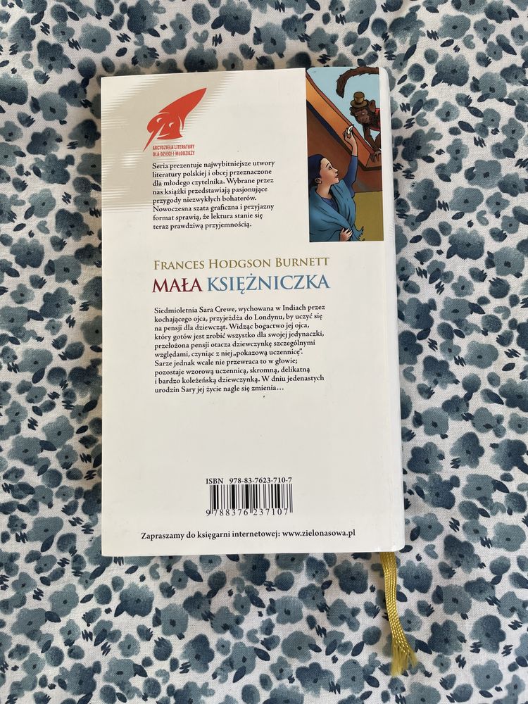 książka „Mała księżniczka”, Francis Hodgson Burnett