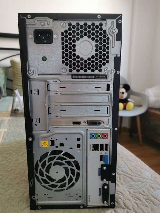 Computador fixo completo com impressora multifunções