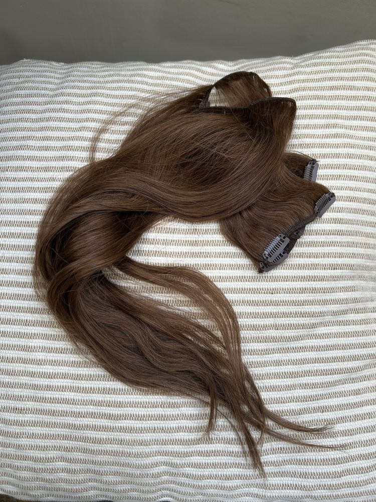 Włosy naturalne clip 50-55 cm
