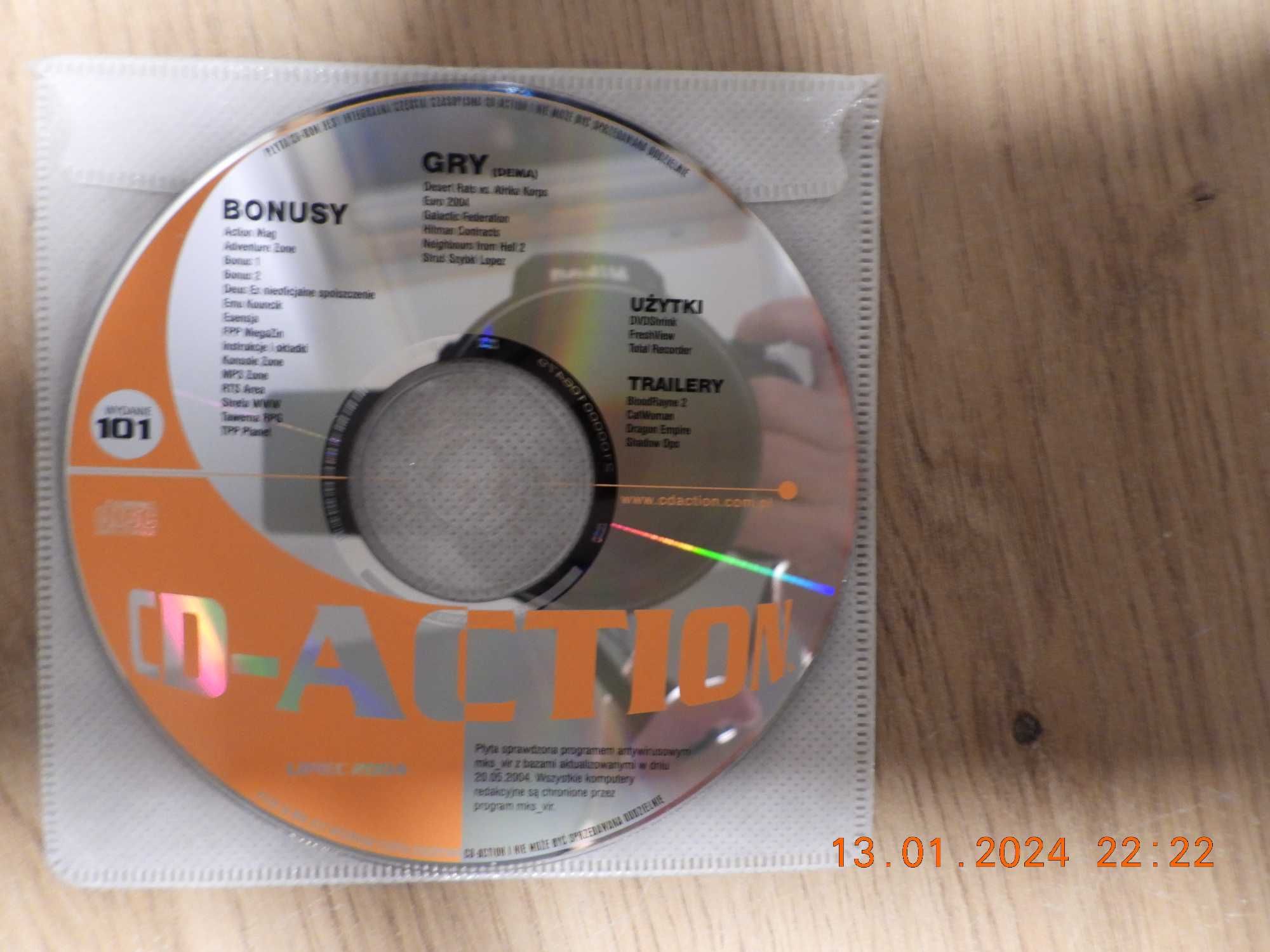 CD-ACTION - Dysk 7/2004   CD  #101