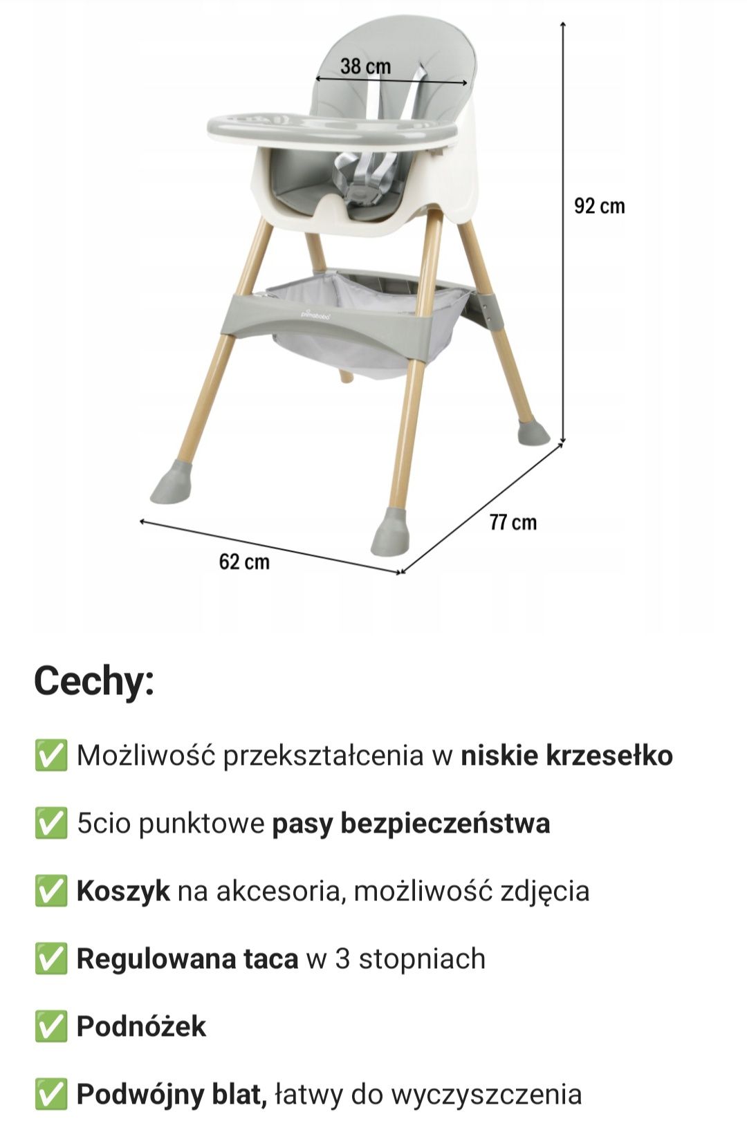 Krzesełko do karmienia