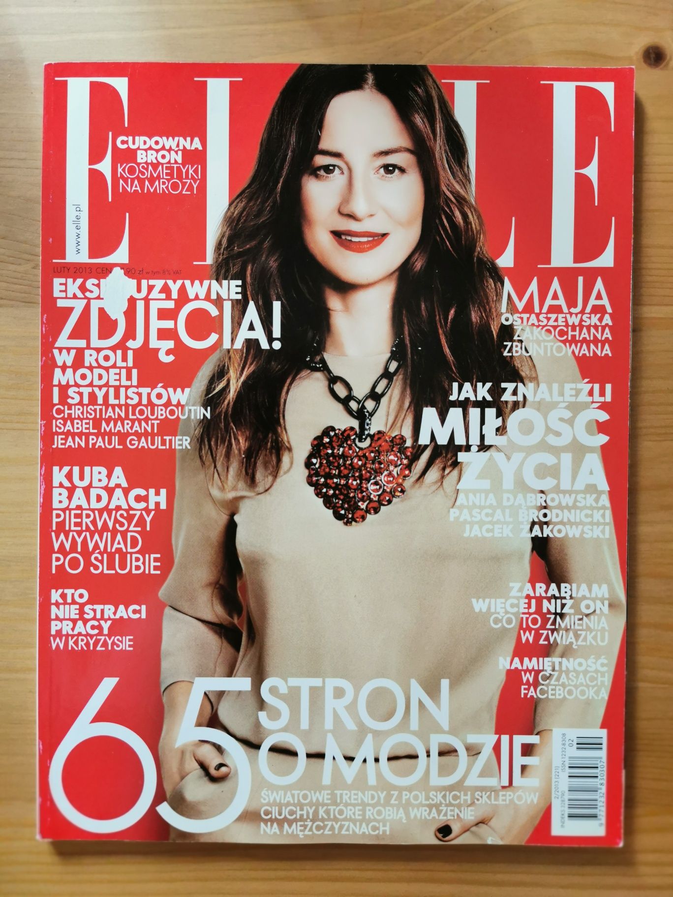 Elle Polska magazyn gazeta nr 221 luty 2013 Maja Ostaszewska 02/2013
