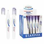 Korektor w piórze z metalową końcówką 7ml (24szt) STARPAK pudeł