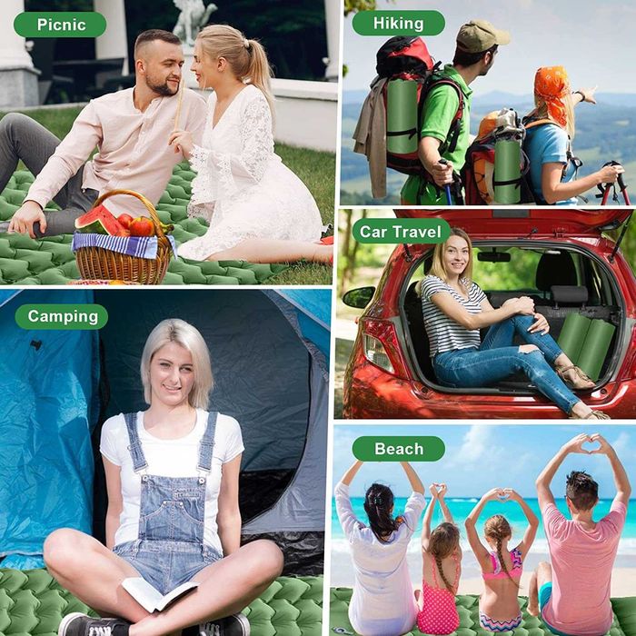 Colchão insuflável para campismo/ viagens/ praia - novo