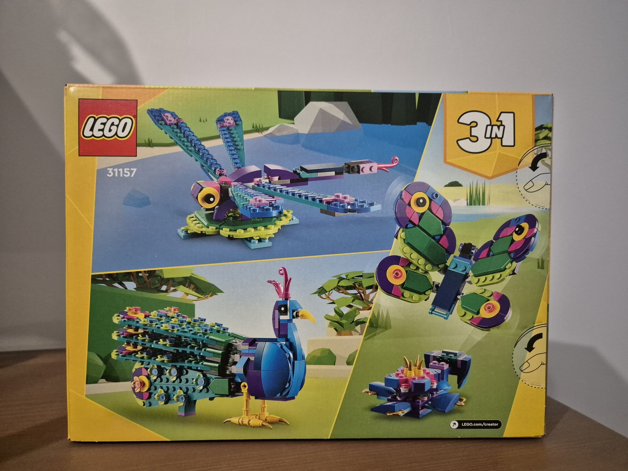 LEGO® 31157 Creator 3w1 - Egzotyczny paw