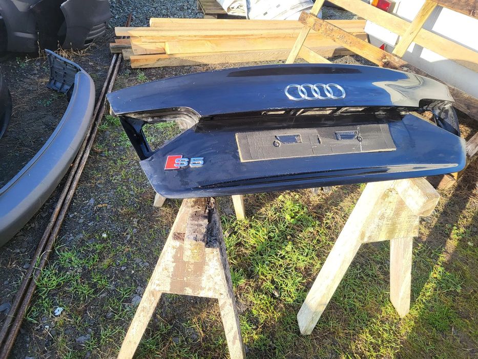 Klapa Pokrywa Tył Tylna Bagaznika AUDI A5 S5 8T LIFT 3D COUPE CZARNA LY9B
