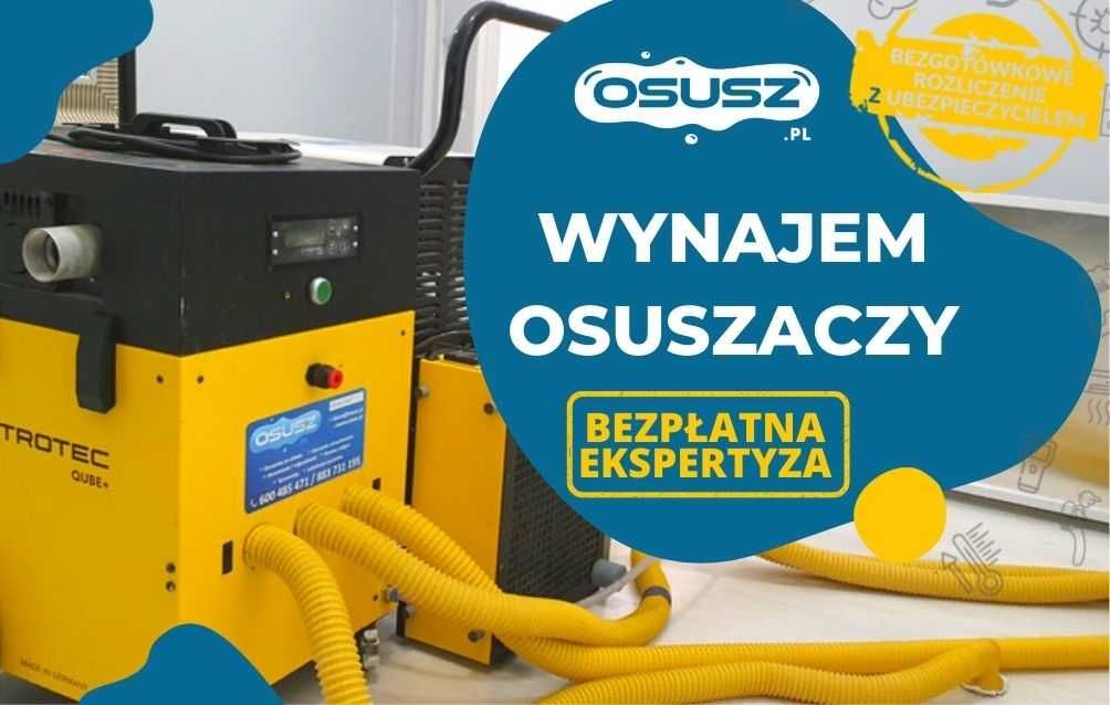Osuszacz budowlany TROTEC, osuszanie, pochłaniacz wilgoci WYNAJEM