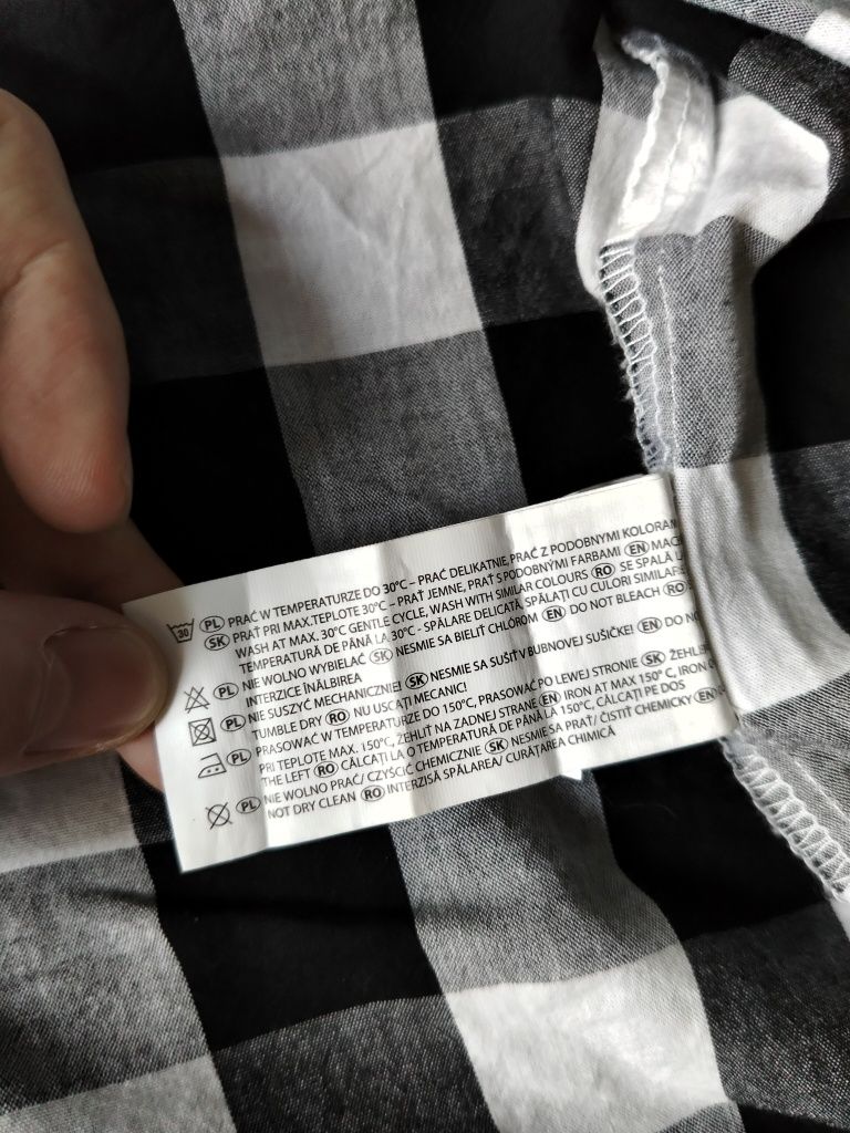 Stylowa koszula TXM w kratkę dla chłopaka rozmiar 164