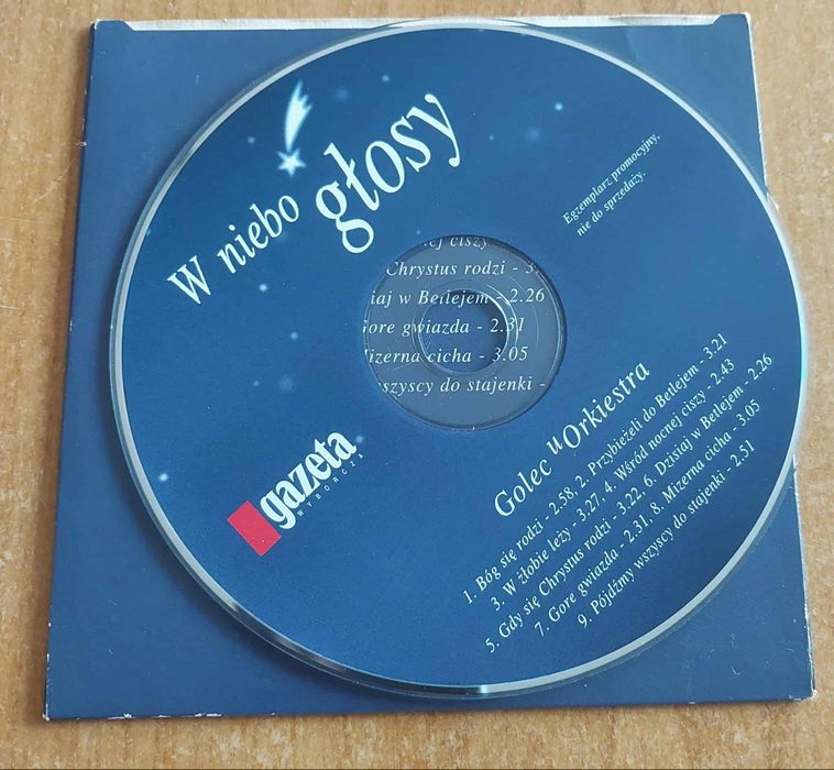 Golec Orkierstwa ,,W niebo głosy" płyta CD kolędy