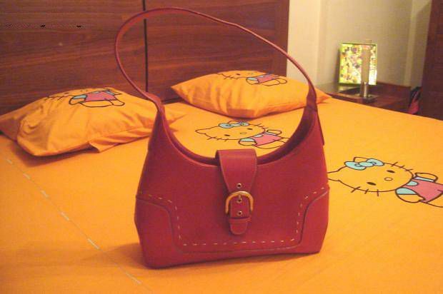 Bolsa / mala de senhora vermelha