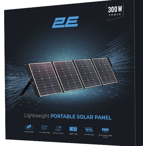 Портативна сонячна панель 2E 2E-PSPLW300