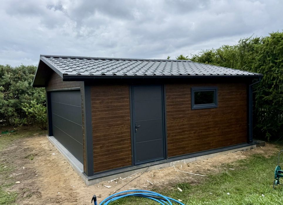 Garaz z plyty warstwowej, kazdy wymiar