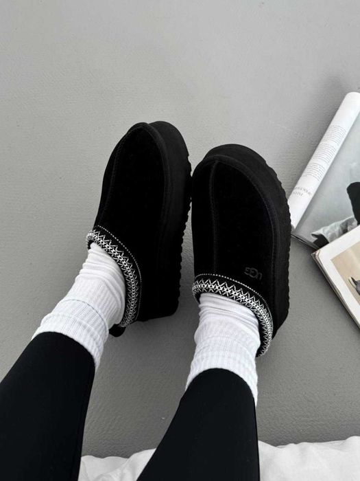 Угги/Угг/Уггі/Уги/Угі/UGG Australia Tasman Platform Black/Tazz Slipper