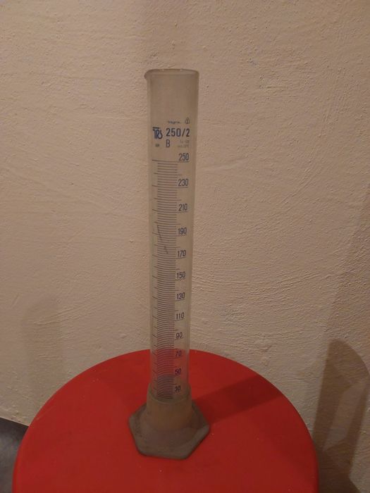 Menzurka rurka z czasów PRL 250 ml