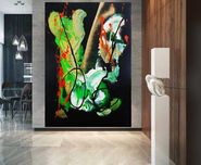 Obraz nowoczesny abstrakcja 70cm x 100cm "BLOOM" NOWOŚĆ 2025