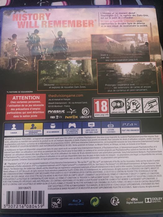 The Division 2 Ps4.