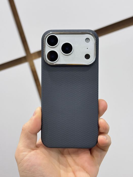 Карбоновий чохол iPhone 17 Pro Max (Преміум-якість!)