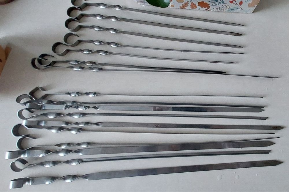 Szpikulce szampur, dobrze wykonane nierdzewne