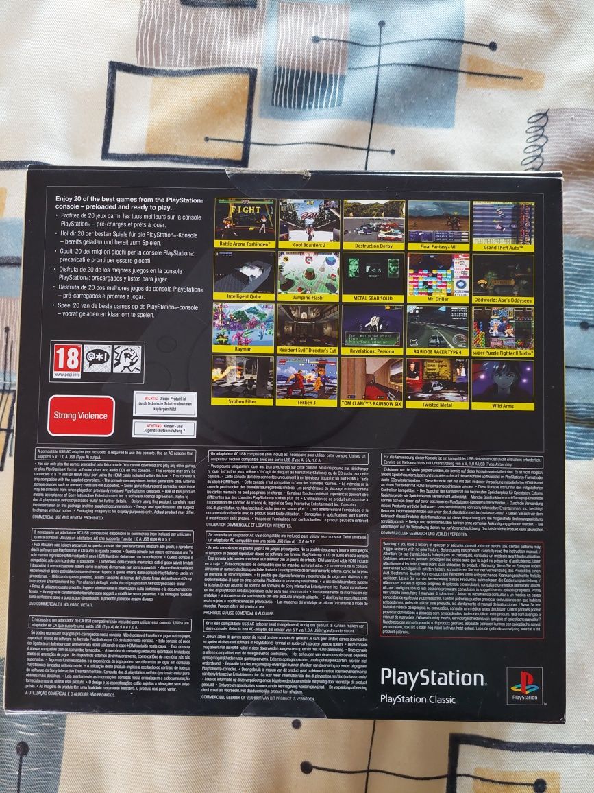Consola PlayStation Clássico mini nova