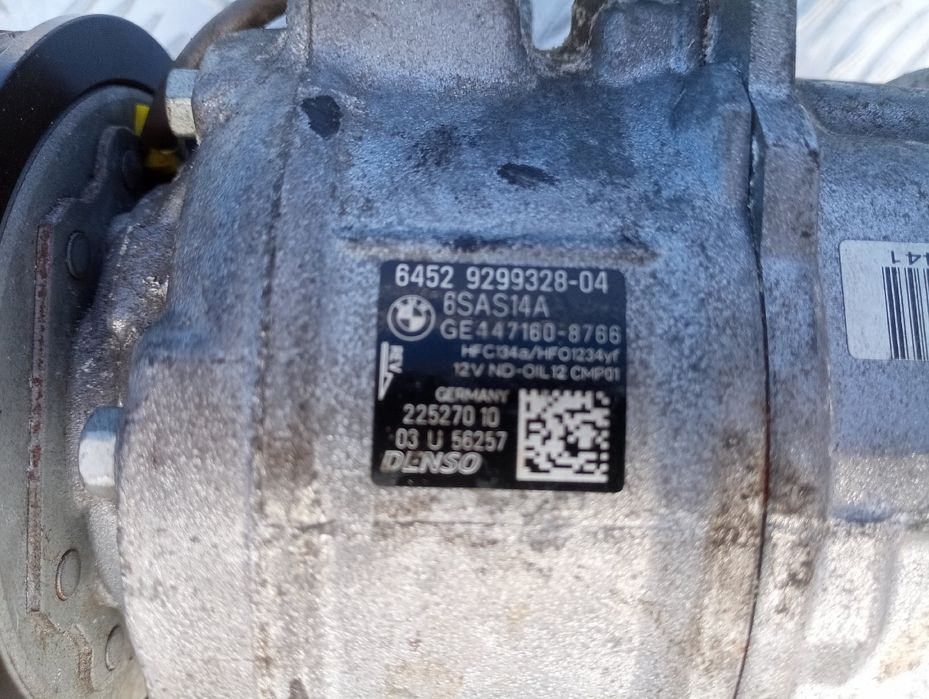 Компресор кондиціонера 2.0 БМВ 3 Ф30 бензиновий BMW F30 3.0i шрот