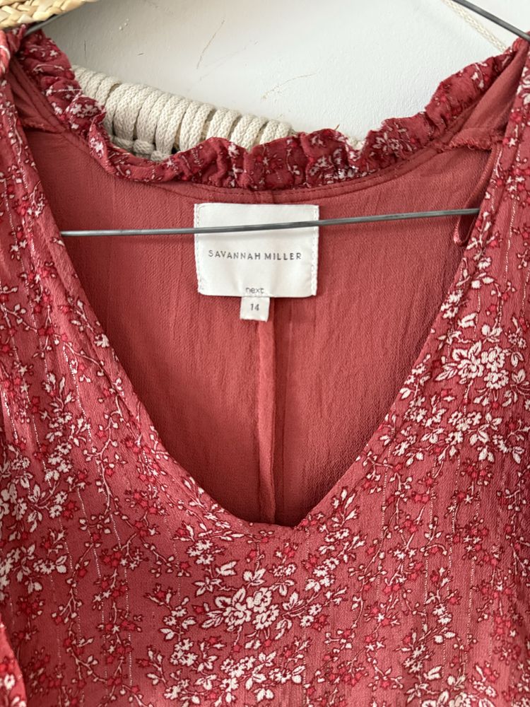 Zwiewna boho sukienka tunika next piękna