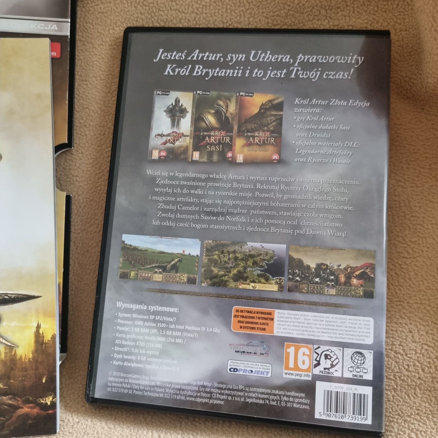 Krol Artur Strategiczna Gra RPG PC Polskie wydanie