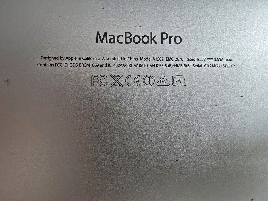 Macbook 13 A1502 super stan, sprawny