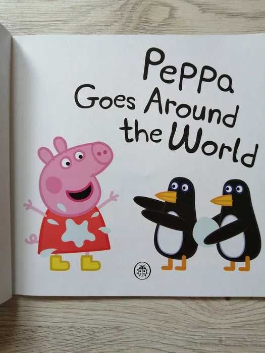 Peppa Goes Around the World książka w języku angielskim