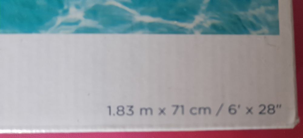 Colchão insuflável estilo pop art