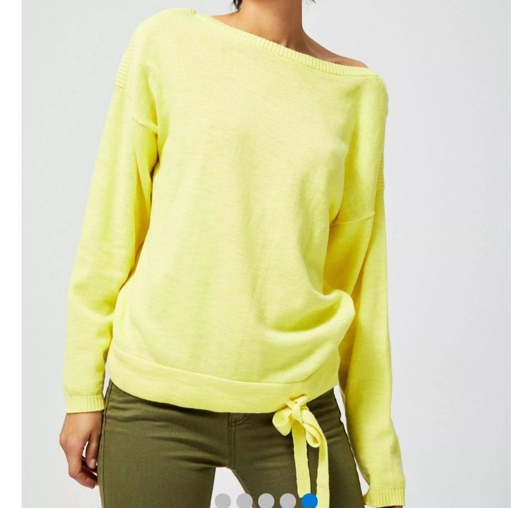 Sweterek MOODO żółty rozm XL