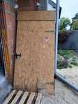 Drzwi tymczasowe budowlane osb