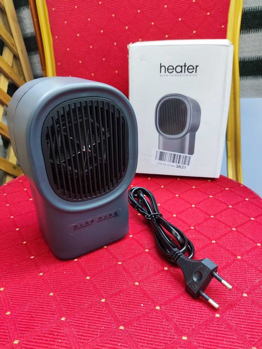 Grzejnik Elektryczny Termowentylator Farelka Przenośny Cichy ogrzewacz