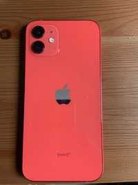 IPhone 12 vermelho em perfeito estado