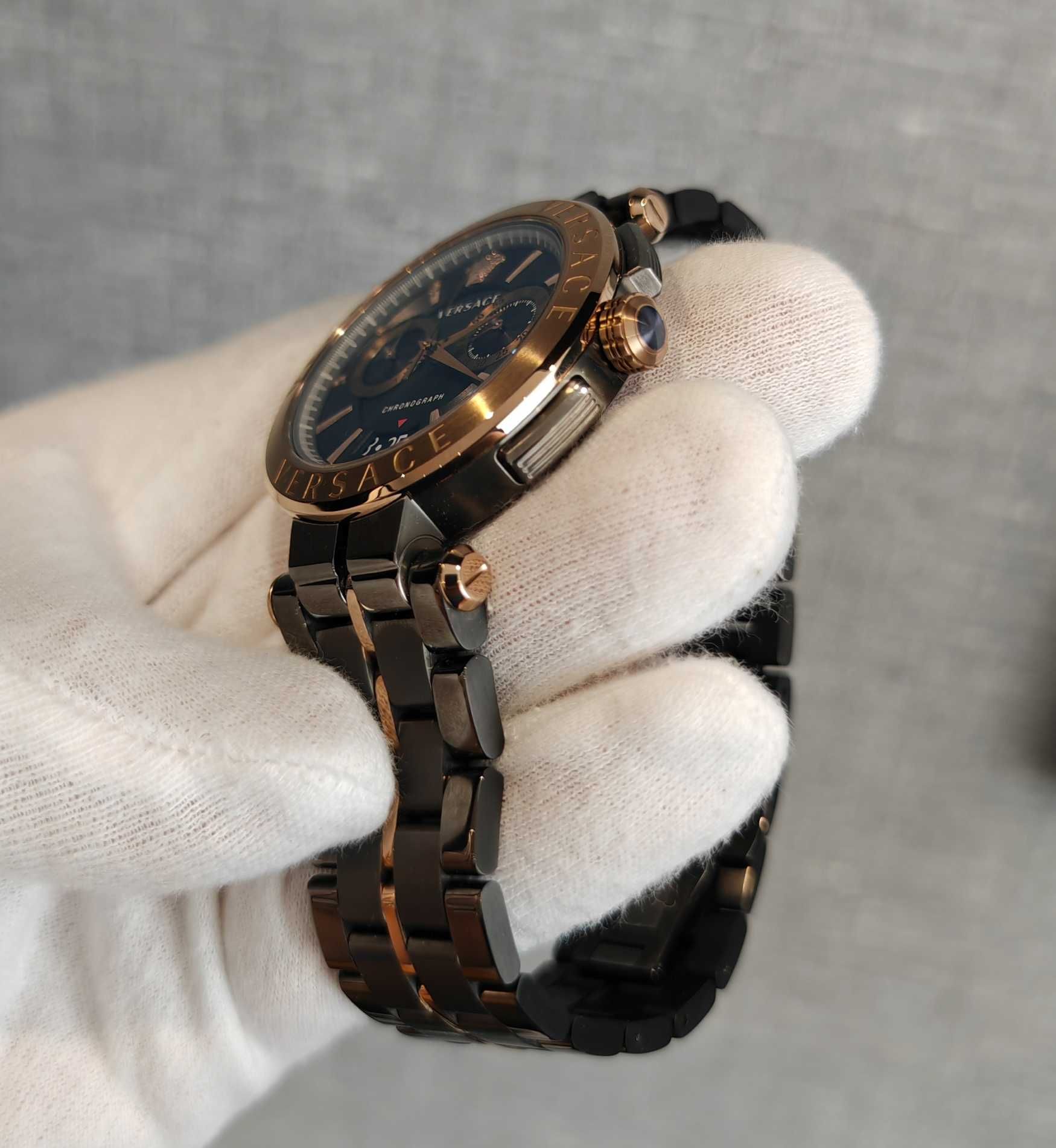 Чоловічий годинник Versace VE1D00619 AION Chronograph 45 mm Swiss made