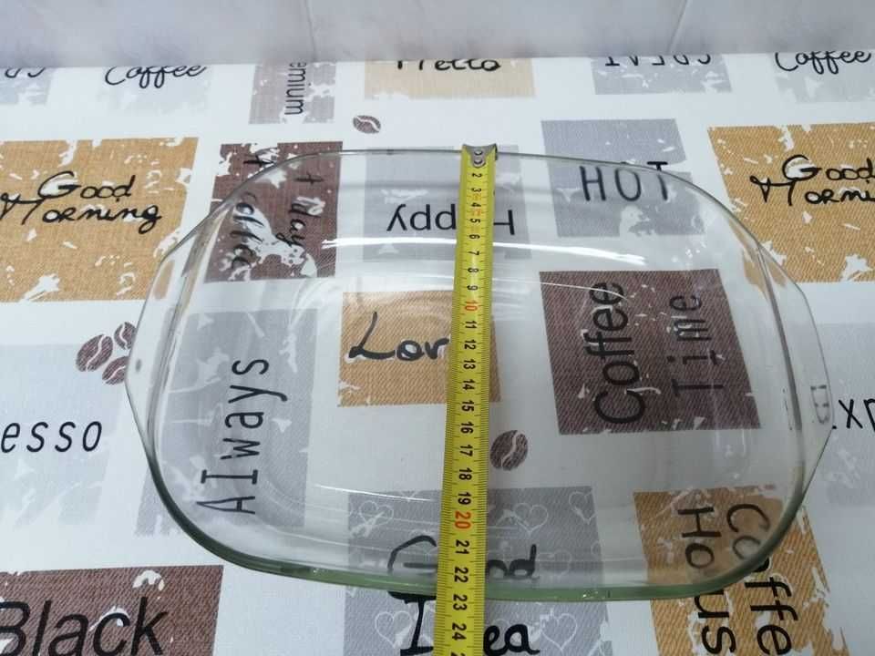 Travessa vidro transparente (pode ir ao forno)