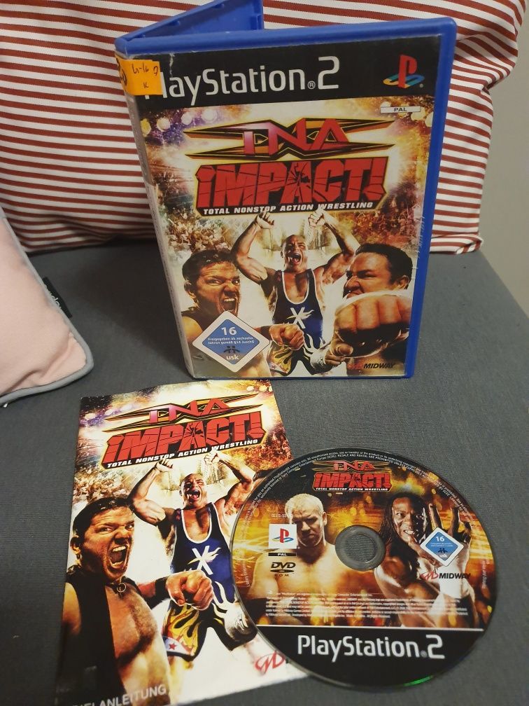 Gra gry ps2 playstation 2 TNA iMPACT Total Nonstop Action Wrestling