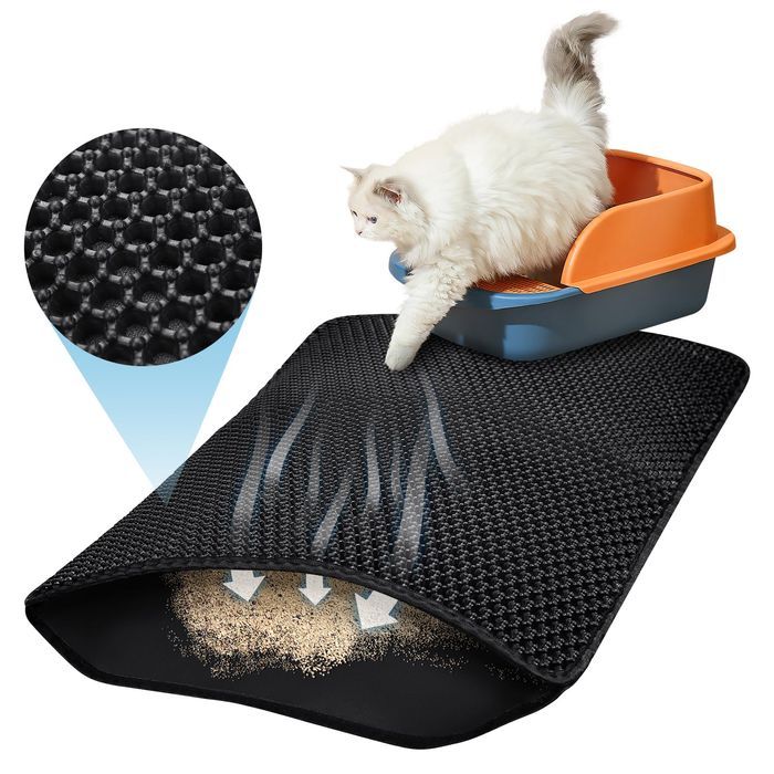 Dwuwarstwowa Wodoodporna Mata do Kuwety dla Kota 60x45 cm